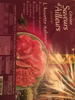 L'assiette italienne jambon sec italien, saucisson sec italien, coppa italienne