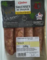 Saucisses de Toulouse (x 4)