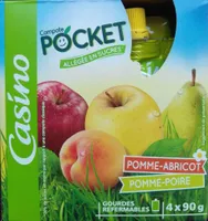 Compote POCKET allégée en sucres