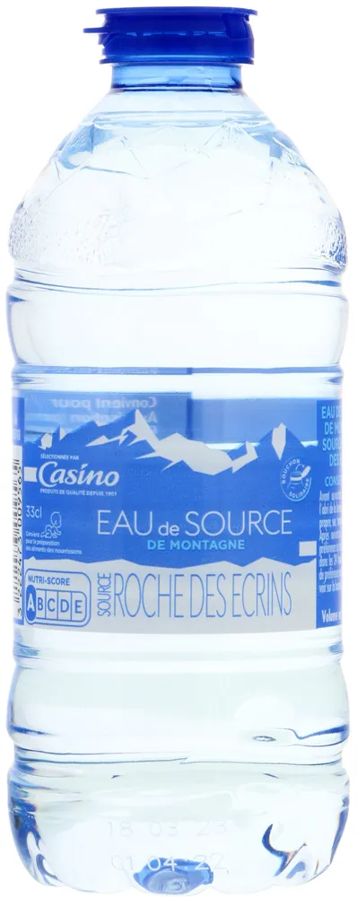 Eau de Source de Montagne Aes Source Roche des Ecrins