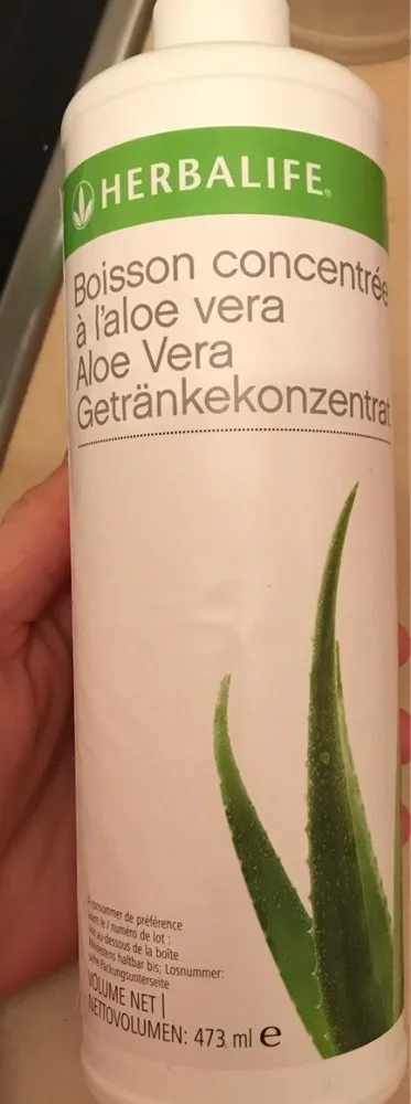 Boisson concentrée à l'aloe vera