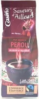Au Pérou Pur arabica Acidulé et équilibré