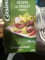 Gesiers de poulet confits