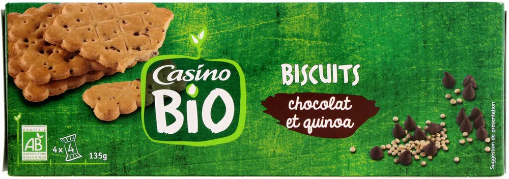 Biscuits chocolat et quinoa