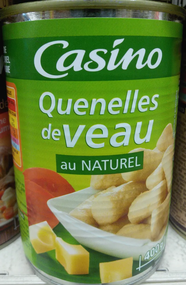 Quenelles de veau au naturel