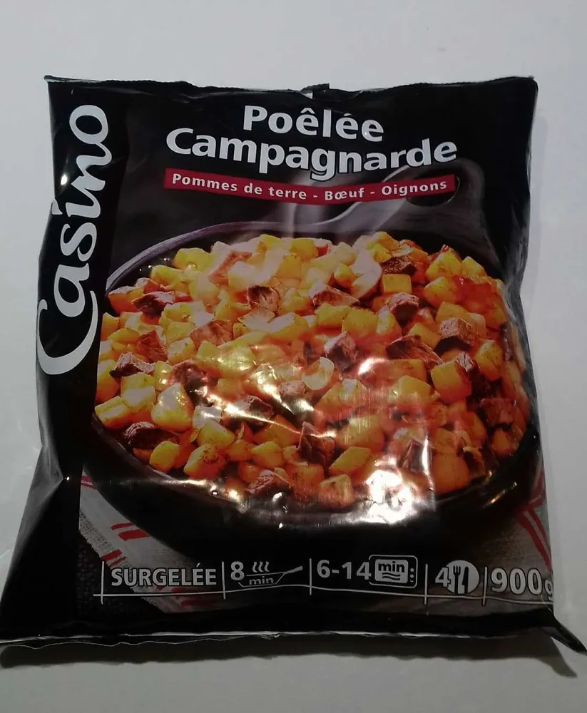 Poêlée Campagnarde - pommes de terre, boeuf, oignons