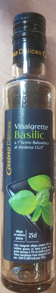 Vinaigrette Basilic à l'