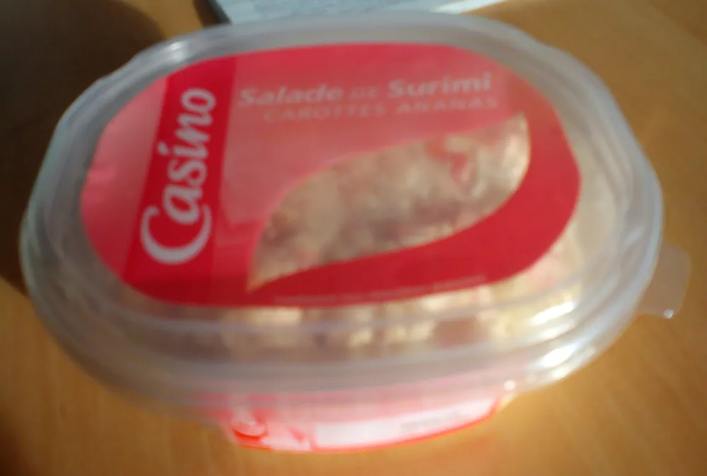 Salade de Surimi, Carottes Ananas