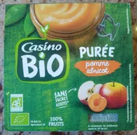 Purée pomme abricot sans sucres ajoutés