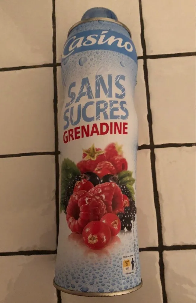 Grenadine Sans Sucres