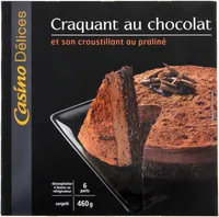 Le fabuleux Craquant au chocolat et son croustillant au praliné