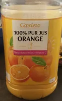 100% Pur Jus Orange Naturellement riche en vitamine C