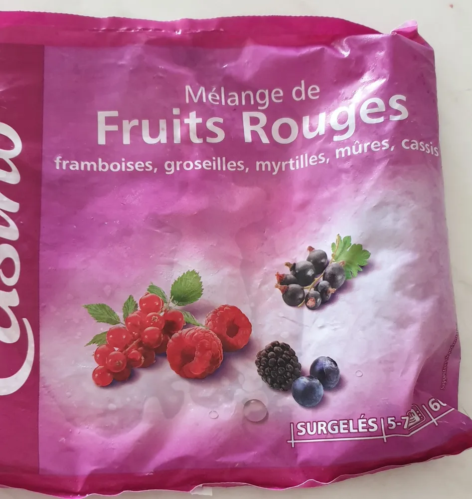 Mélange de fruits rouges