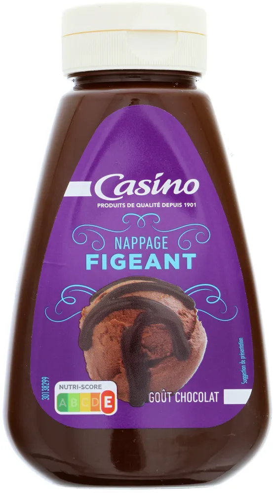 Nappage figeant parfum chocolat/ Fat based cocoa Ice Topping