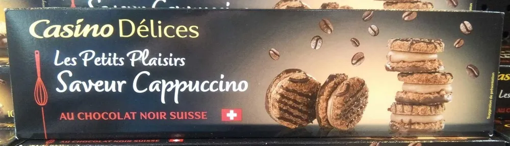Petits Plaisirs saveur Cappuccino au chocolat noir suisse