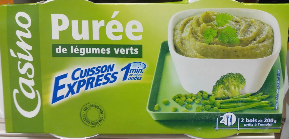 Purée de Légumes Verts