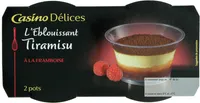 L'éblouissant Tiramisu à la framboise