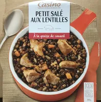 Petit salé aux lentilles à la graisse de canard