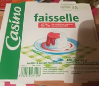 Faisselle 6% de matières grasses sur produit fini