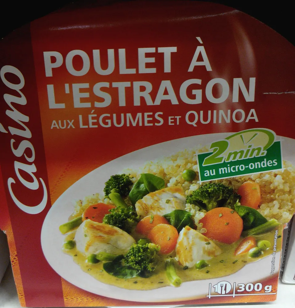 Poulet à l'Estragon aux Légumes et Quinoa