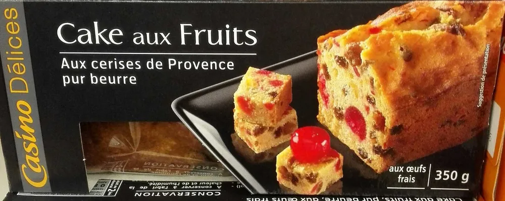 Cake aux fruits aux cerises de Provence, pur beurre