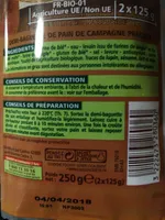 2 Demi-baguettes de campagne précuites