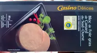 Bloc de Foie gras de Canard du Sud-Ouest avec morceaux IGP