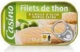 Filets de thon à l'huile d'olive vierge extra