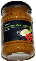 Sauce Roquette, Mozzarella, Poivrons