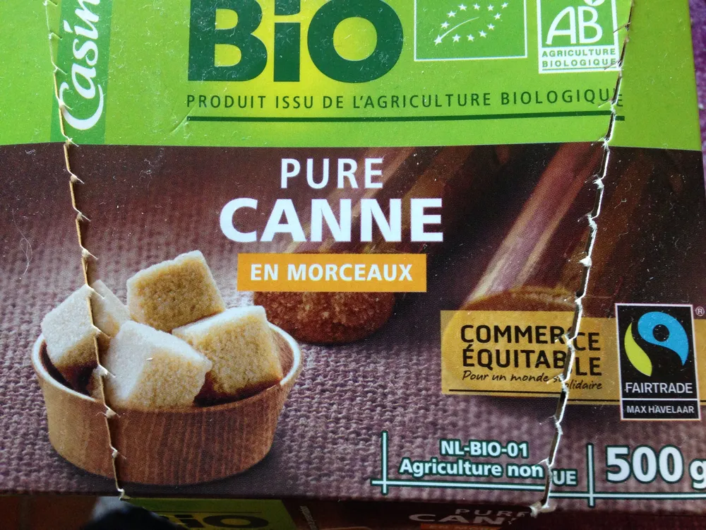Pure canne en morceaux