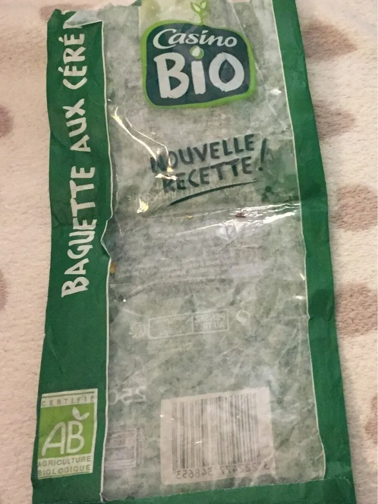 Baguette bio aux cereales