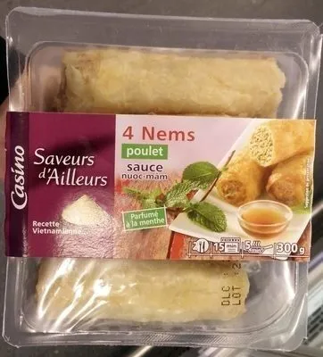 4 NEMS POULET sauce NuocMâm