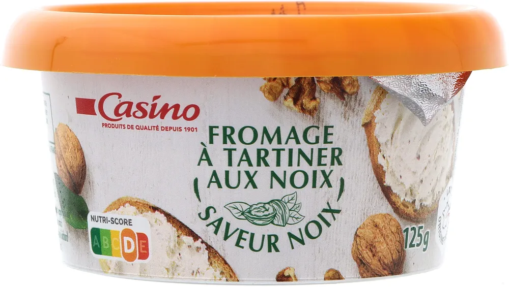 Fromage à tartiner aux Noix saveur noix
