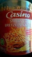 Sticks et bretzels salés