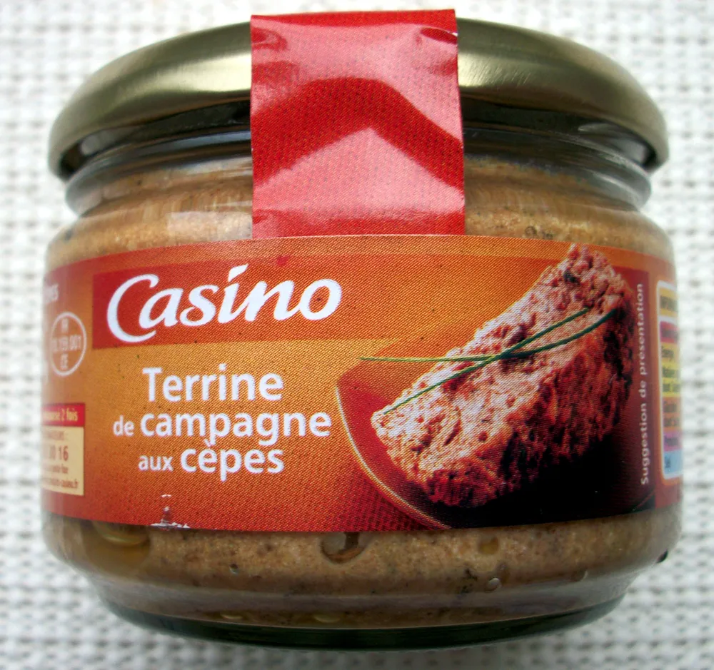 Terrine de campagne aux cèpes