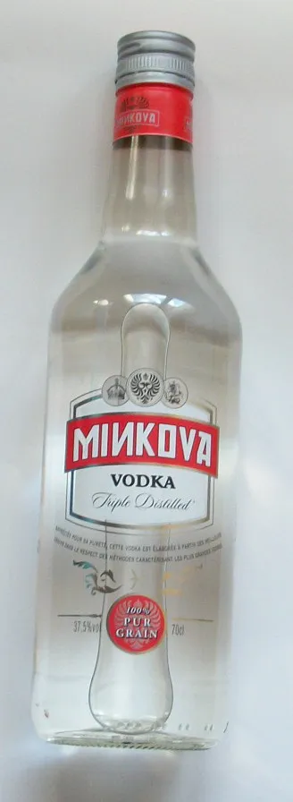 Vodka - minkova - triple distilled * -100% pur grain * triple distillation