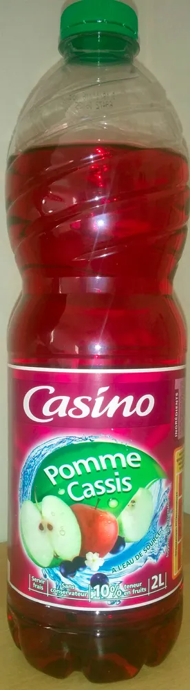 Saveur pomme cassis framboise à l'eau de source
