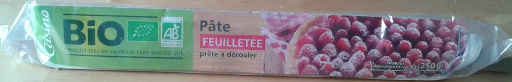 Pâte Feuilletée Bio Prête à dérouler