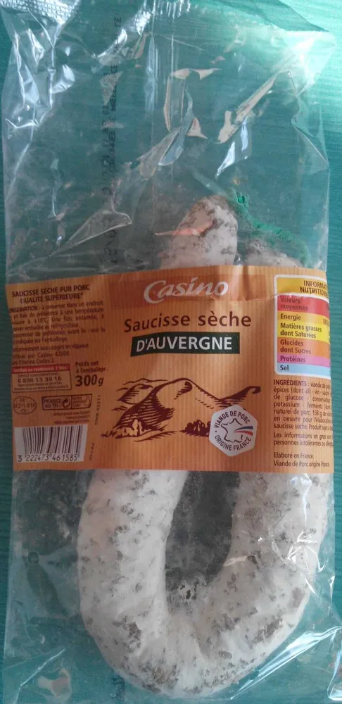 Saucisse sèche d'Auvergne