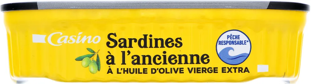 Sardines à l'huile d'olive vierge extra préparées à l'ancienne