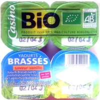 Yaourts brassés vanille BIO