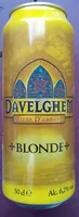 Davelghem Bière d'Abbaye Blonde
