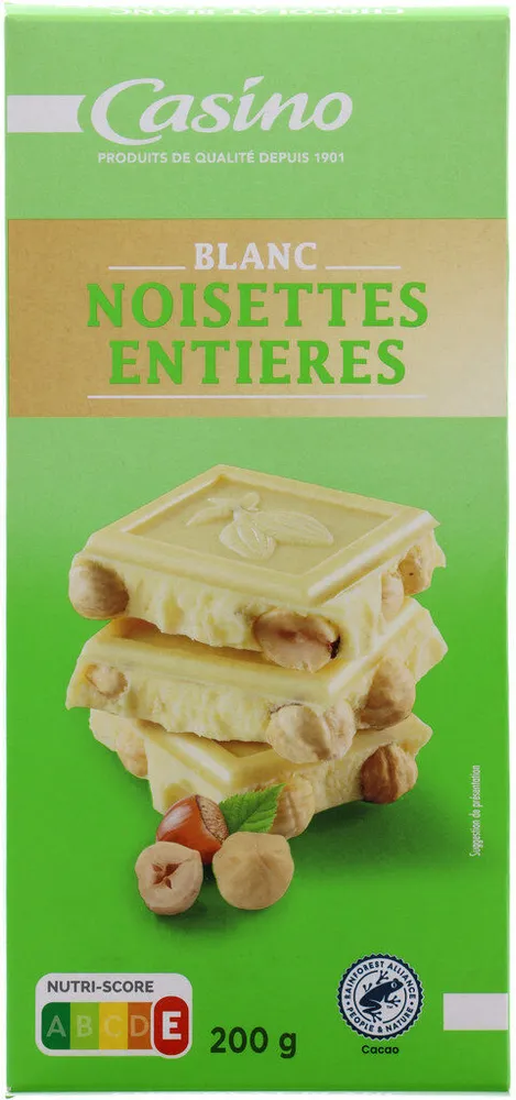 Blanc Noisettes entières