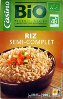 Riz semi-complet long grain bio