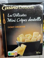 Crêpes dentelle fourrage au Cheddar