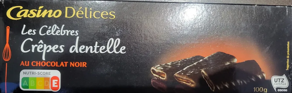 Crêpes dentelle au chocolat noir