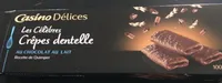 Crêpes dentelle au chocolat au lait