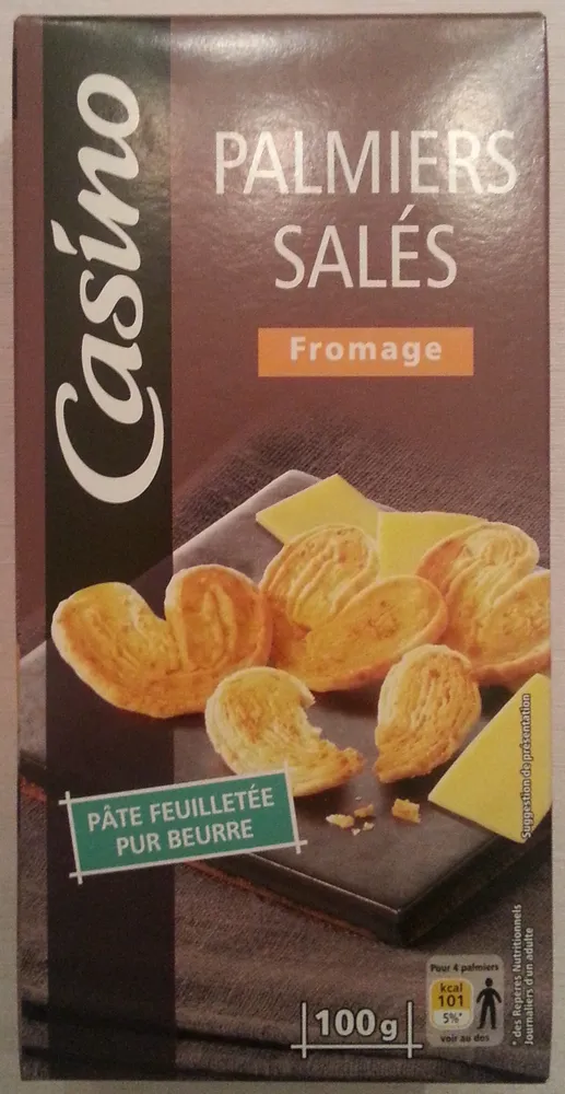 Palmiers salés fromage