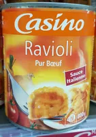 Ravioli pur bœuf sauce à l'italienne
