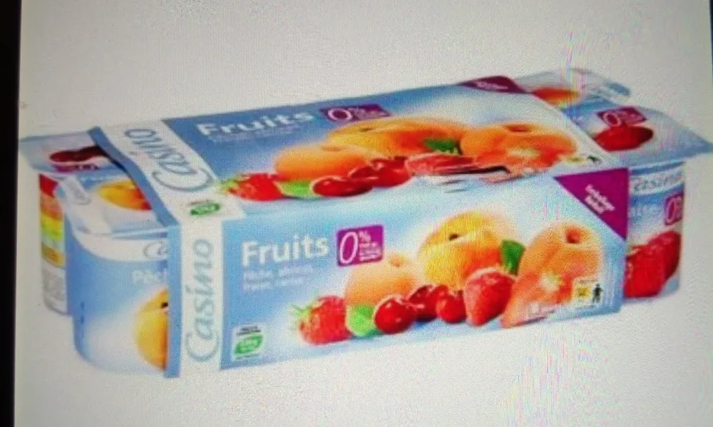 Fruits 0% de mat. gr. 0% de sucres ajoutés**